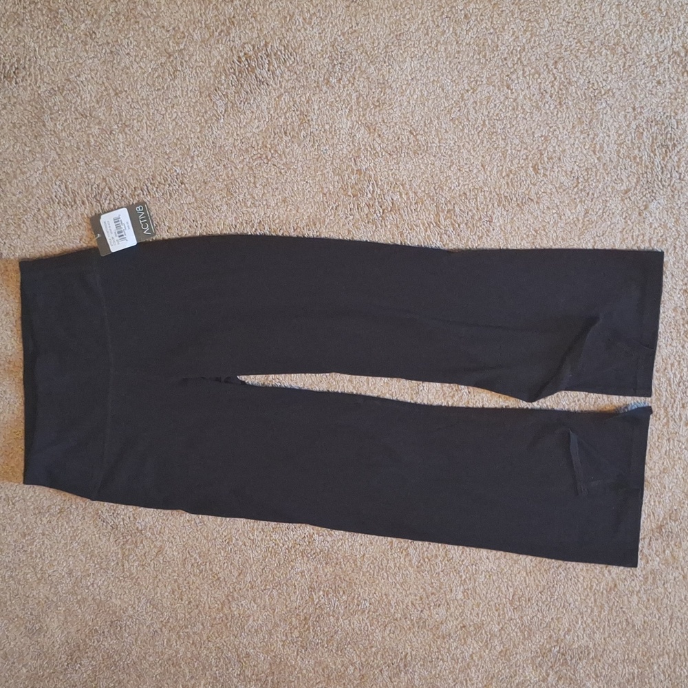 Flared midi leggings
